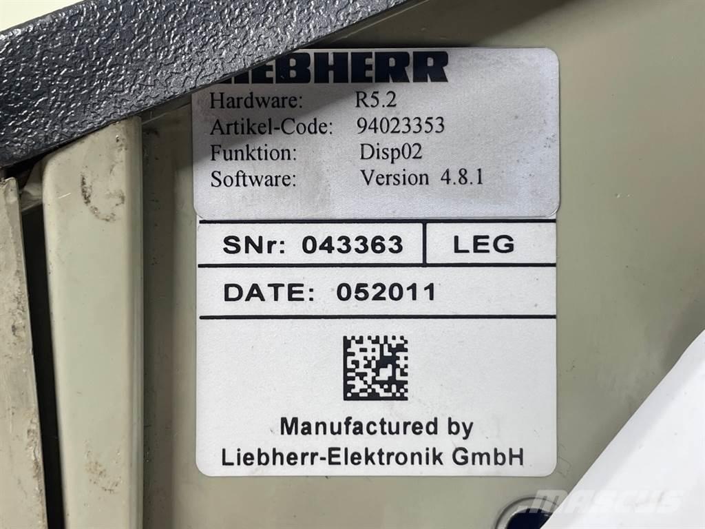 Liebherr A 924 C 電子機器