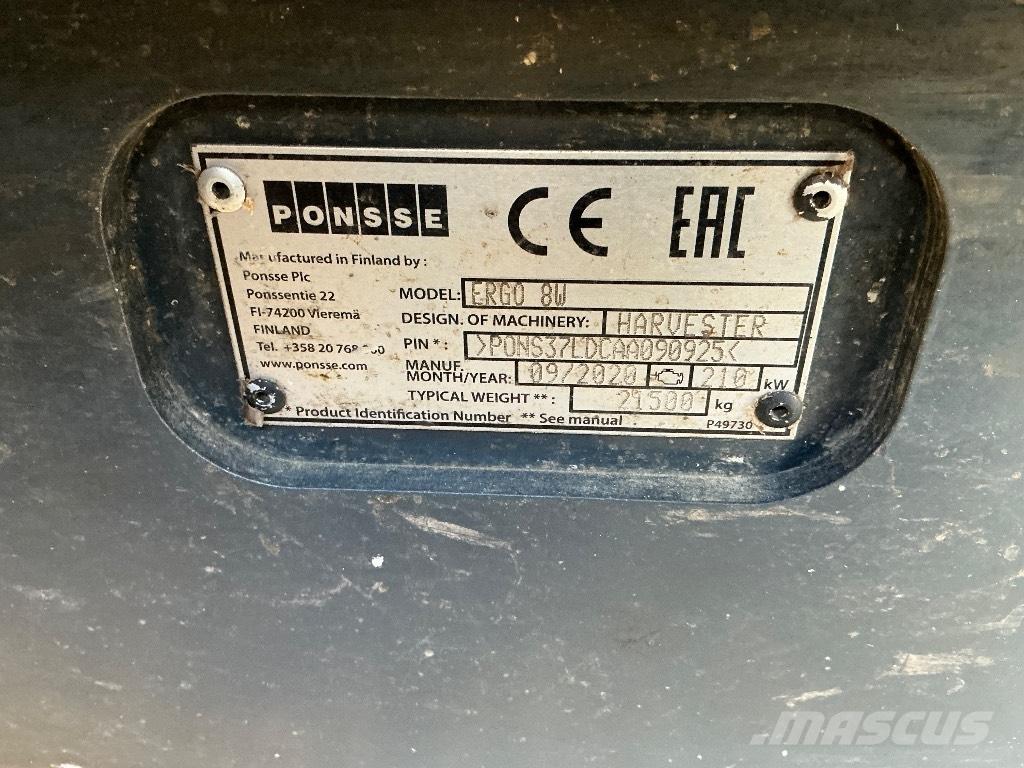 Ponsse ERGO 8W ハーベスター