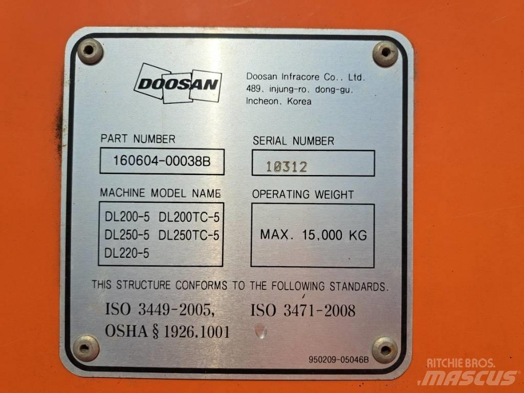 Doosan DL 220 ホイールローダー・タイヤショベル