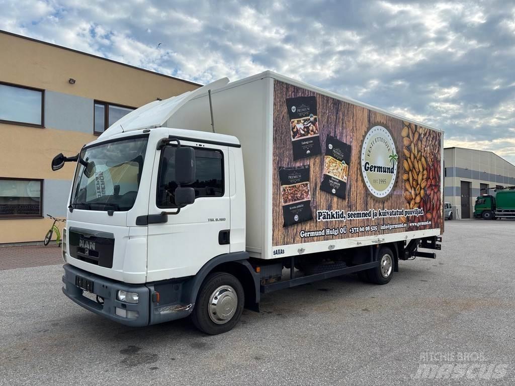 MAN TGL 8.180 + LIFT ボックスボディー、ウイング、箱車