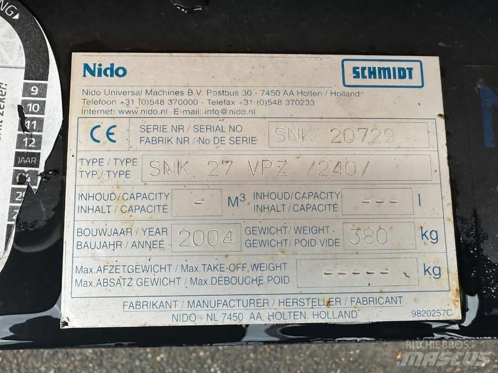 Nido SNK 27 VPZ 240 スノーブレードとプラウ