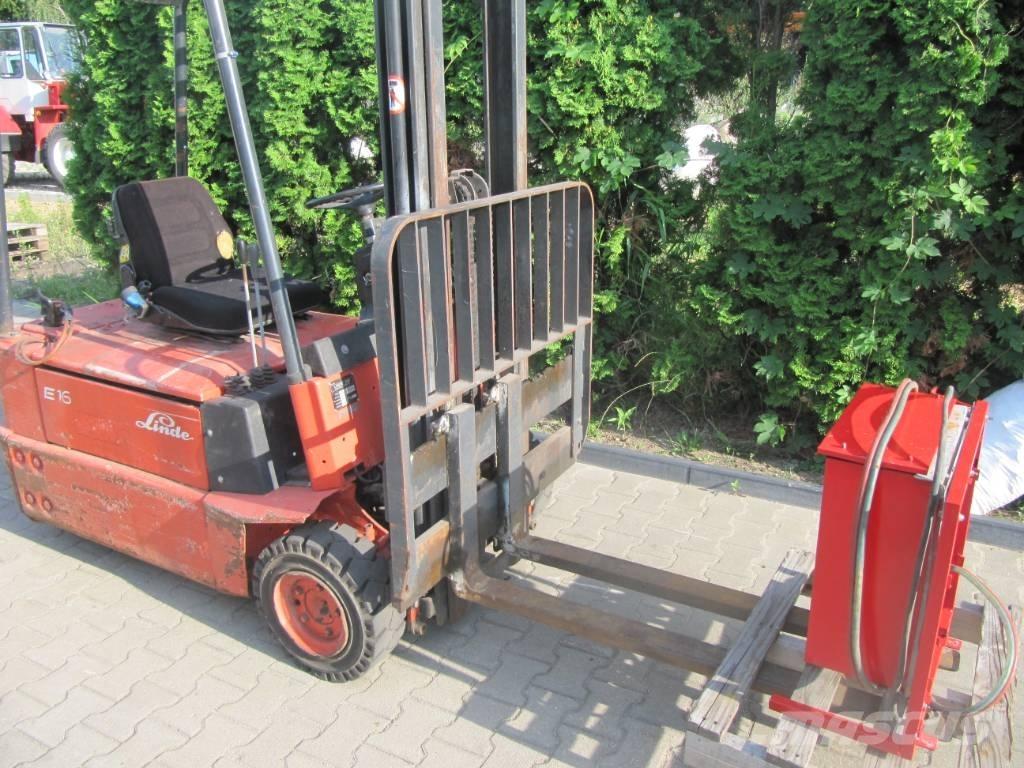 Linde E 16 バッテリーフォークリフト