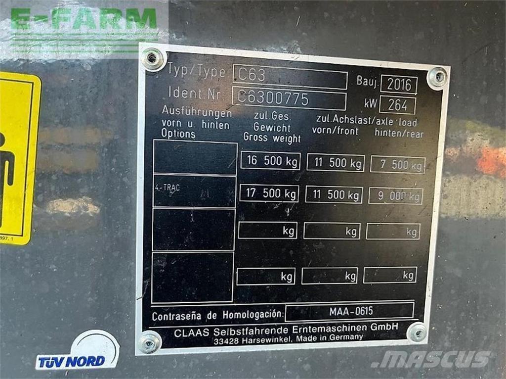 CLAAS lexion 630 コンバイン