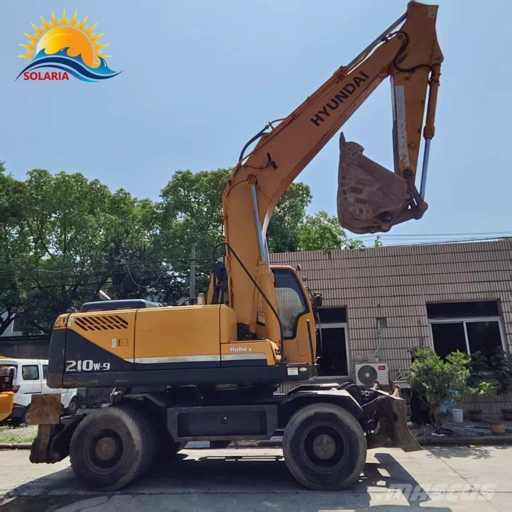 Hyundai r210w-9 ホイール式油圧ショベル（パワーショベル・ユンボ・バックホー）