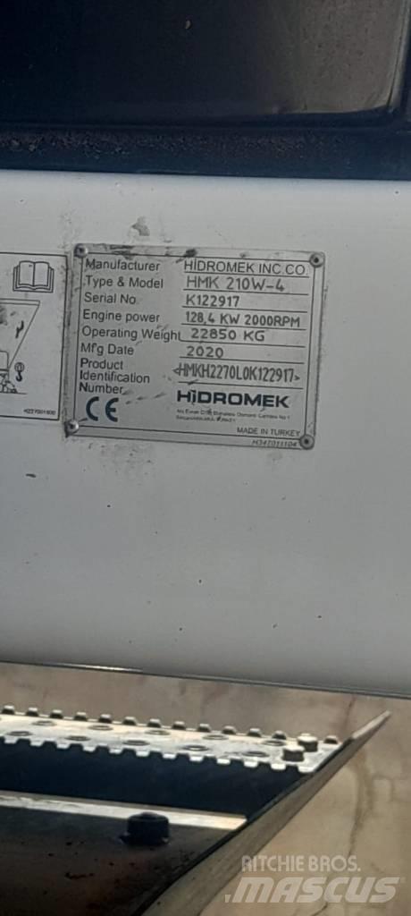 Hidromek HMK 210 W ホイール式油圧ショベル（パワーショベル・ユンボ・バックホー）