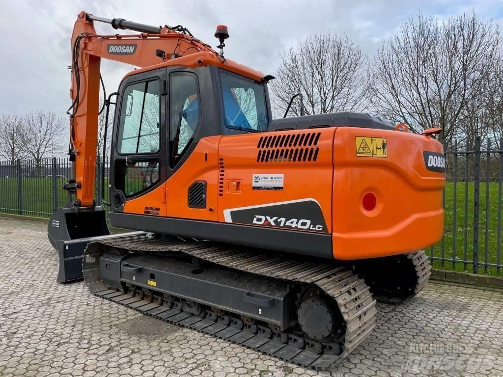 Doosan dx140w ホイール式油圧ショベル（パワーショベル・ユンボ・バックホー）