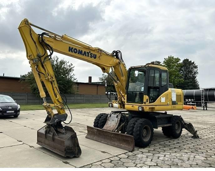 Komatsu PW 160-7E0 ホイール式油圧ショベル（パワーショベル・ユンボ・バックホー）