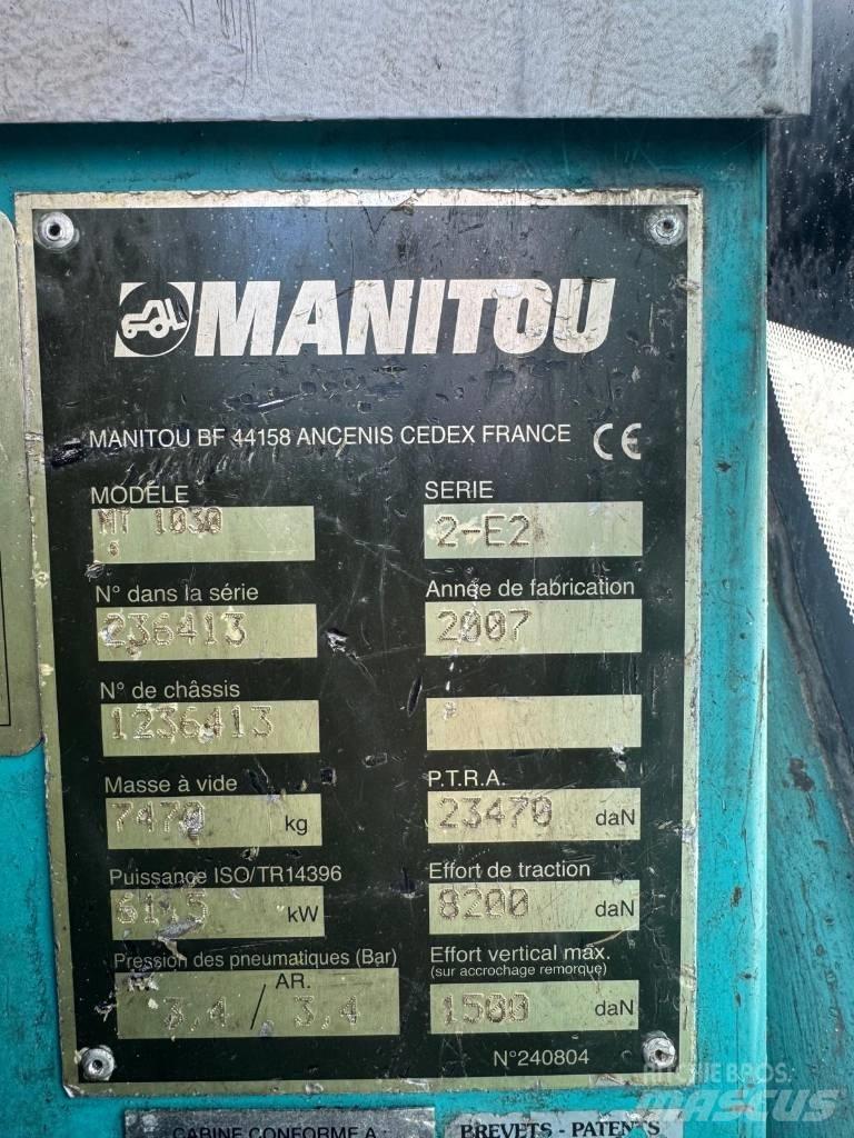 Manitou MT 1030 S テレスコーピックハンドラー