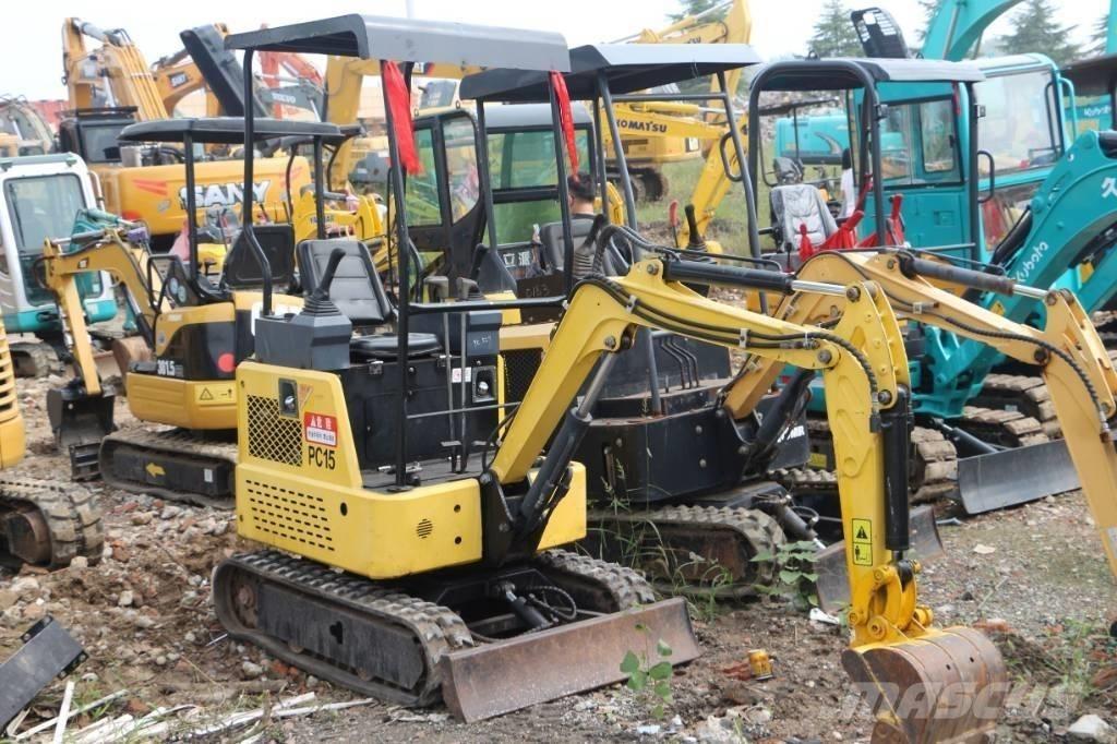 Komatsu pc 15 ミニ油圧ショベル 7t以下（ミニユンボ・ミニディガー）