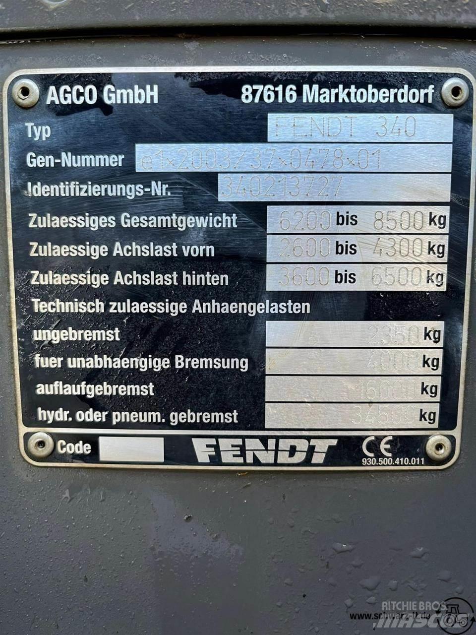 Fendt 313 Vario トラクター