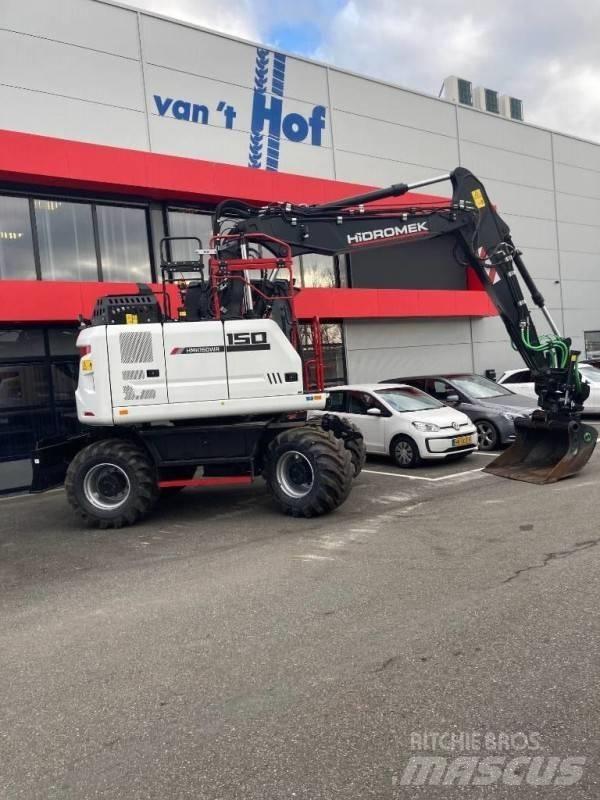 Hidromek HMK 150 WR ホイール式油圧ショベル（パワーショベル・ユンボ・バックホー）