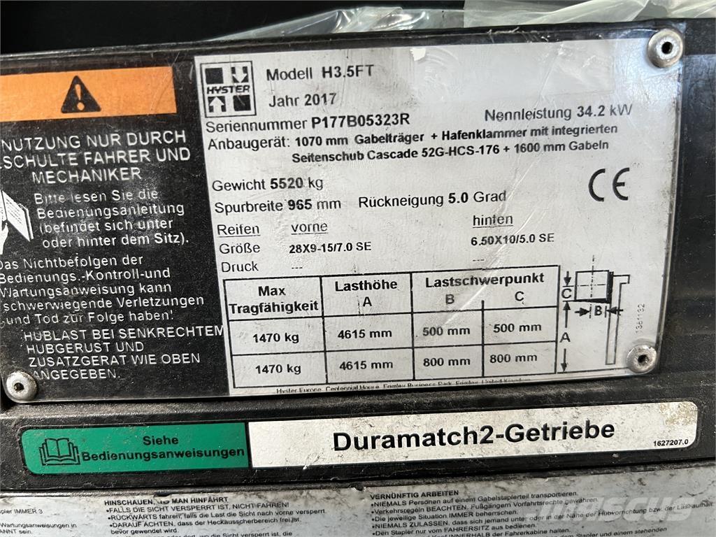 Hyster H3.5 FT/ 23R ディーゼル・軽油