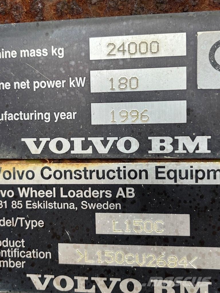 Volvo L 150 C ホイールローダー・タイヤショベル