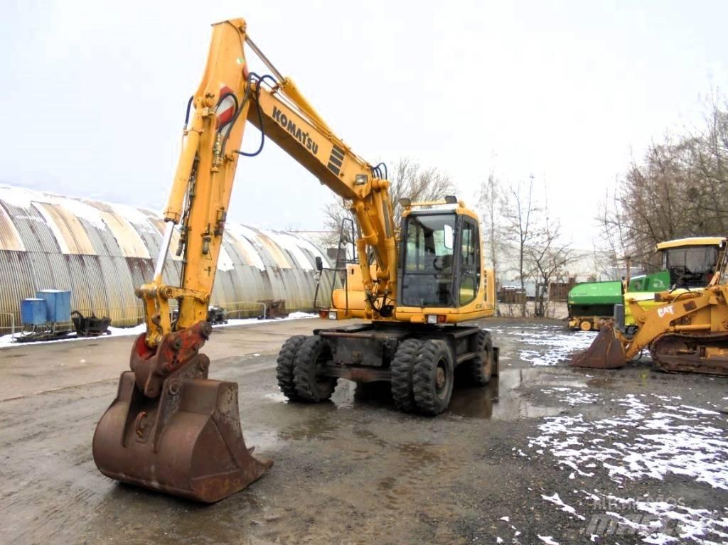 Komatsu PW 130ES-6K ホイール式油圧ショベル（パワーショベル・ユンボ・バックホー）