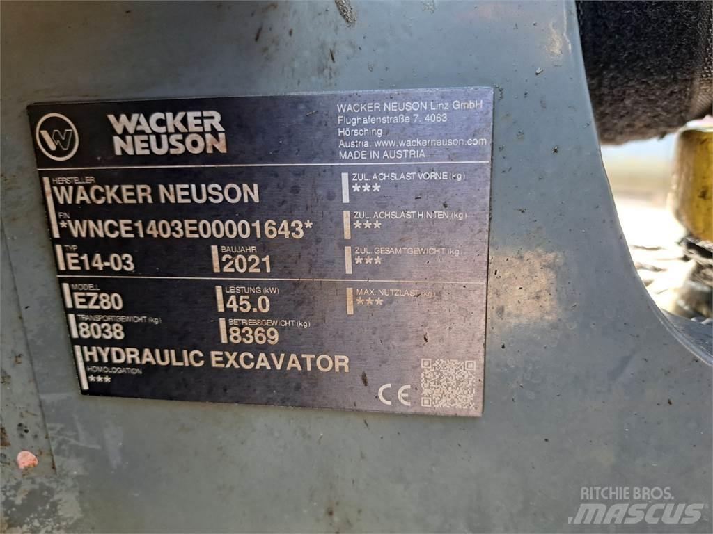 Wacker Neuson EZ80 大型油圧ショベル12t以上（パワーショベル・ユンボ）