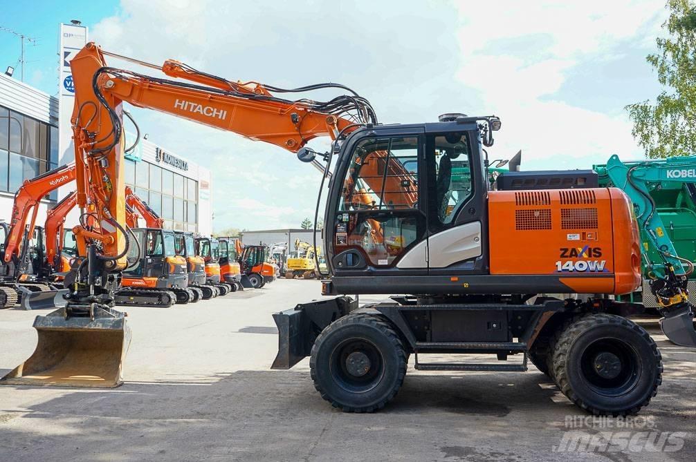 Hitachi ZX 140 W-6 ホイール式油圧ショベル（パワーショベル・ユンボ・バックホー）