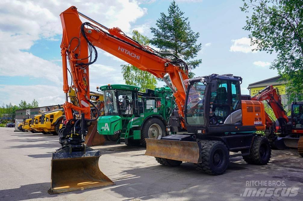 Hitachi ZX 140 W-6 ホイール式油圧ショベル（パワーショベル・ユンボ・バックホー）