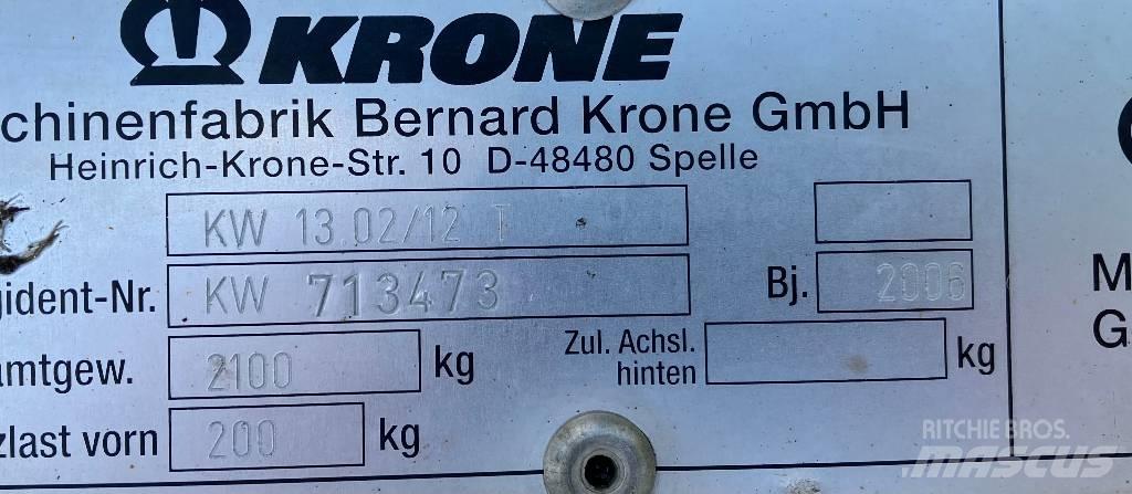 Krone KW 13.02/12 T テッダー・テッダーレーキ