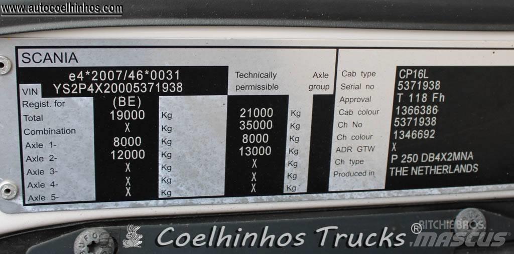 Scania P 250 ボックスボディー、ウイング、箱車
