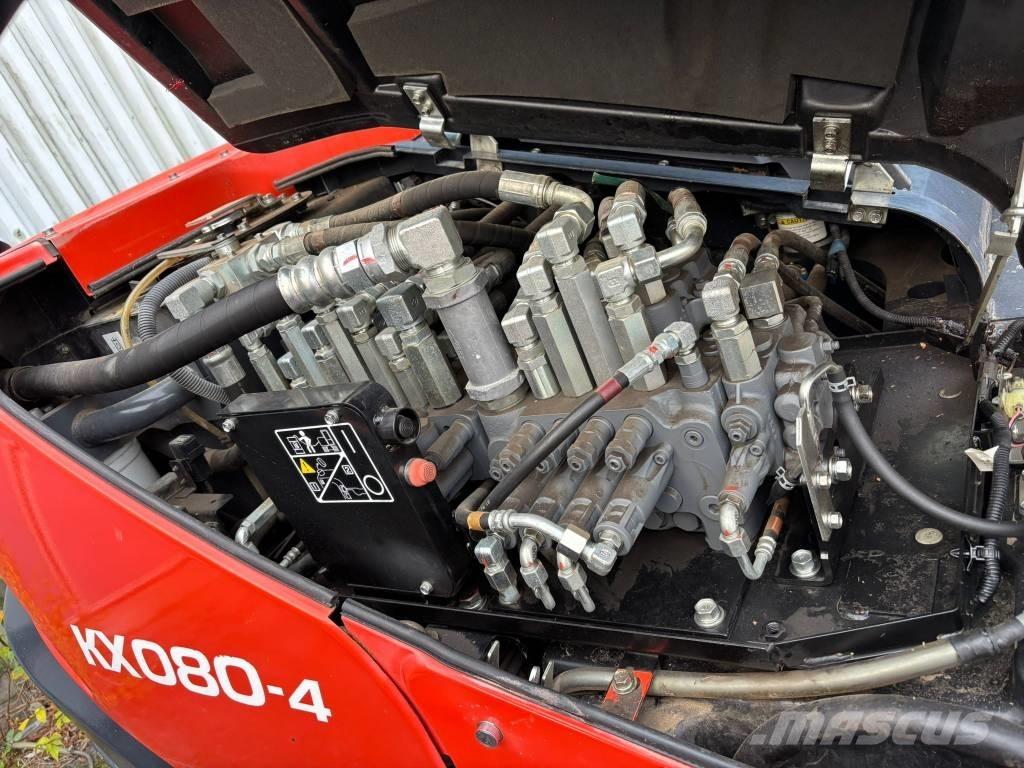 Kubota KX 080-4 中型油圧ショベル 7ｔ-12ｔ（ユンボ・パワーショベル・バックホー）