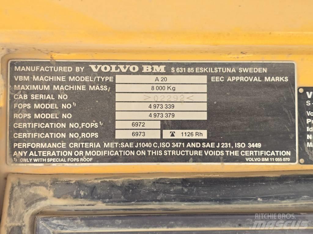 Volvo BM A 20 サイト　ダンプ