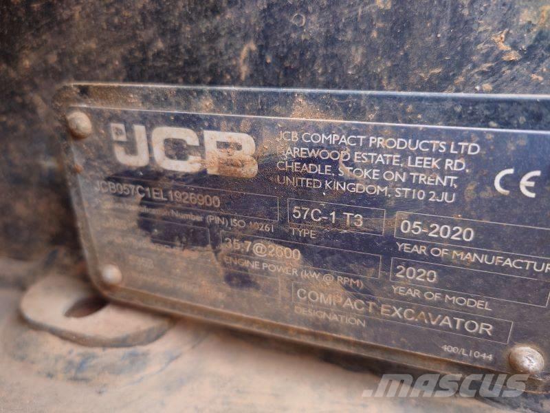 JCB 57 C-1 ミニ油圧ショベル 7t以下（ミニユンボ・ミニディガー）