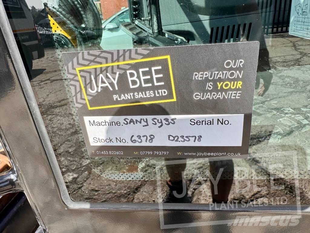 Sany SY 35 U ミニ油圧ショベル 7t以下（ミニユンボ・ミニディガー）