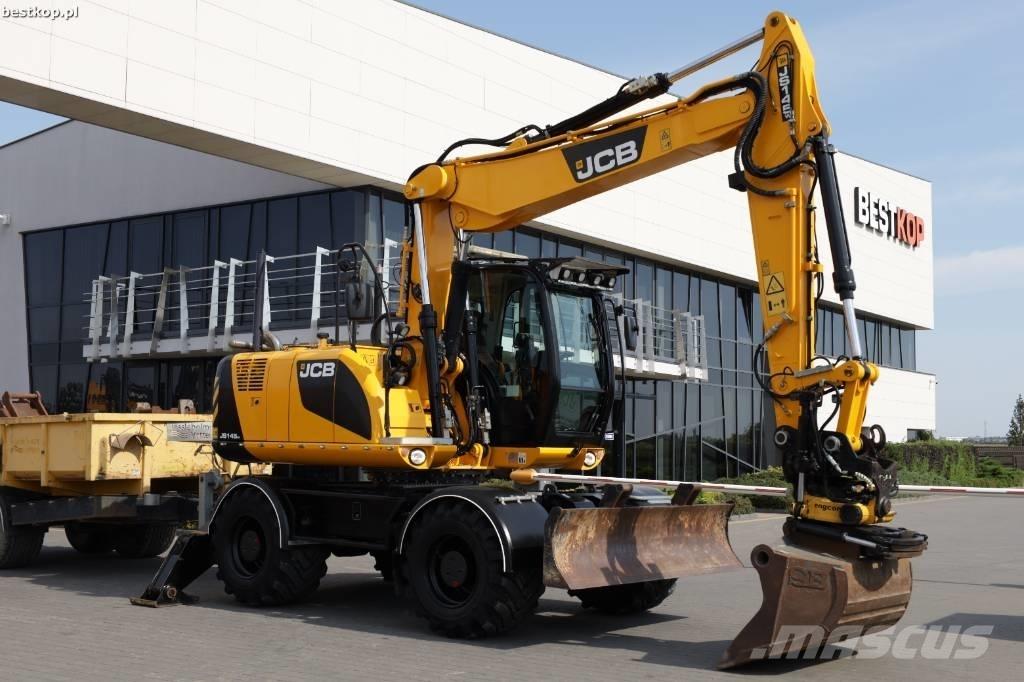 JCB JS 145 W ホイール式油圧ショベル（パワーショベル・ユンボ・バックホー）