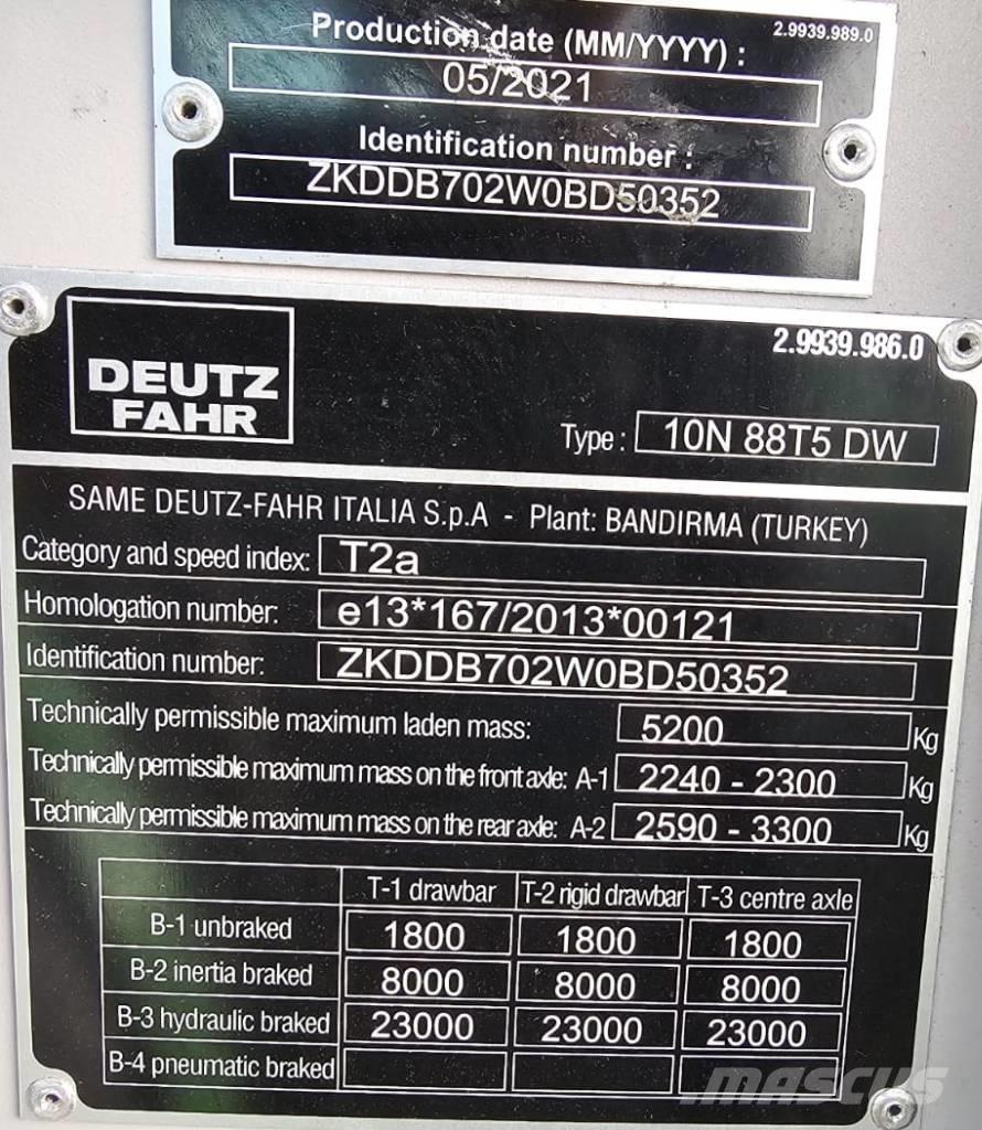 Deutz-Fahr 5090 トラクター