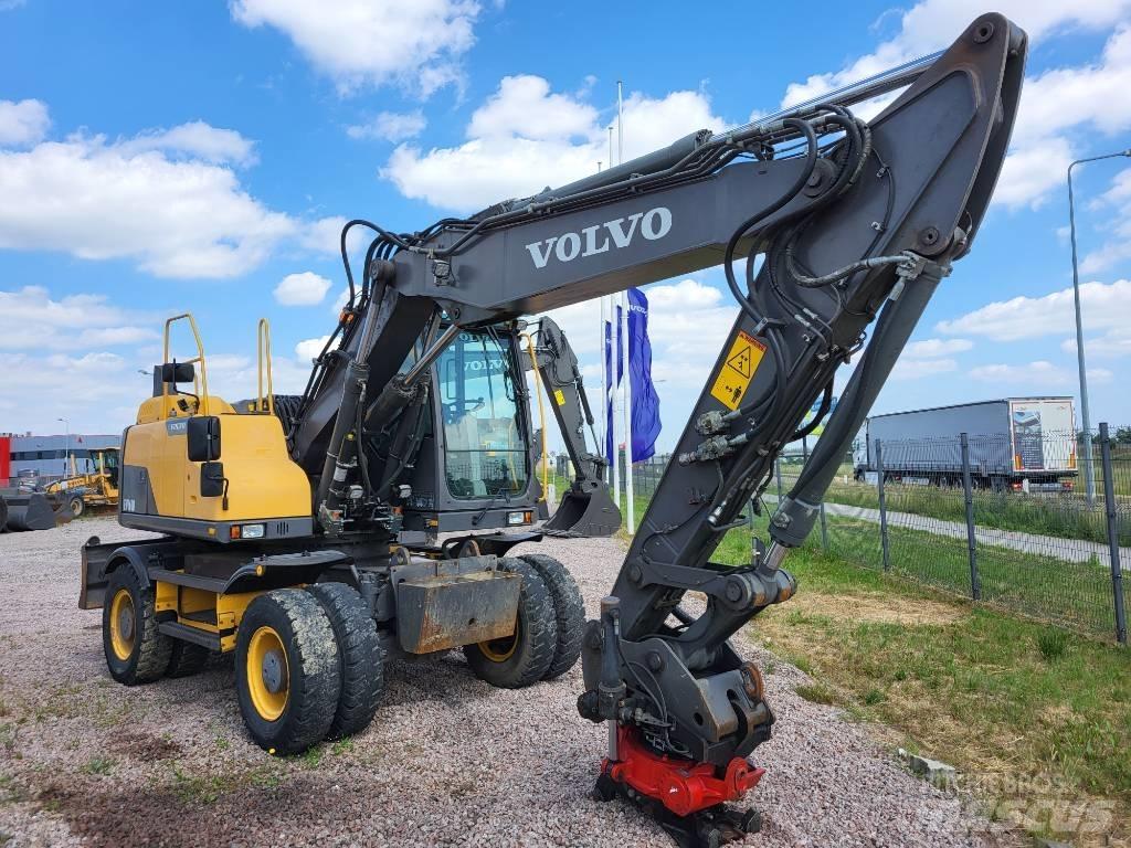 Volvo EW 160 D ホイール式油圧ショベル（パワーショベル・ユンボ・バックホー）
