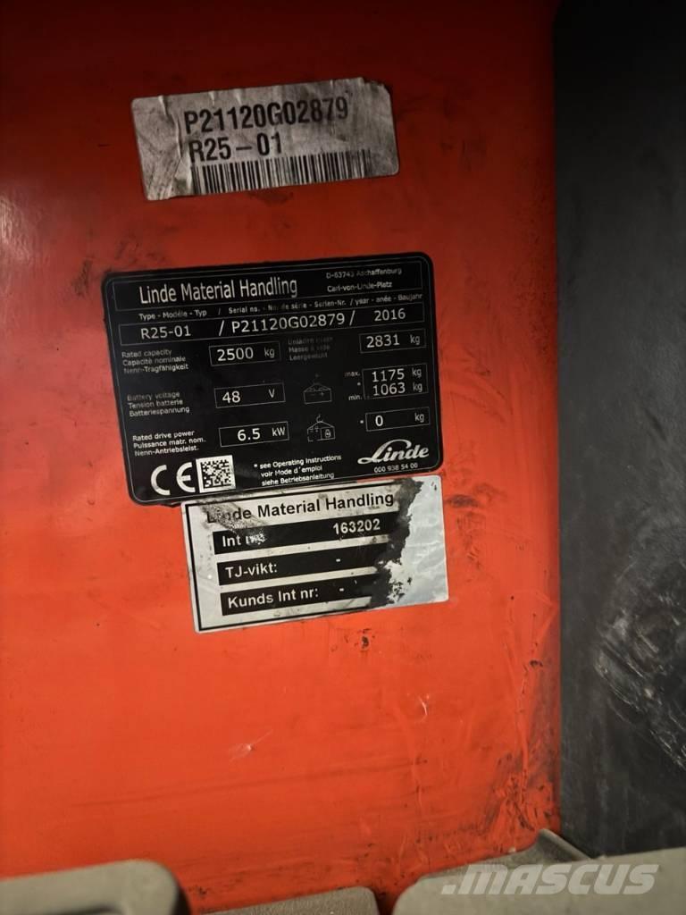 Linde R 25 リーチフォークリフト