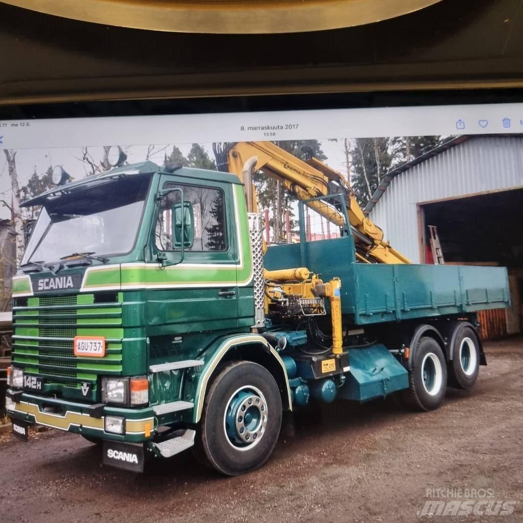 Scania R 142 HL ケーブルリフト着脱式トラック
