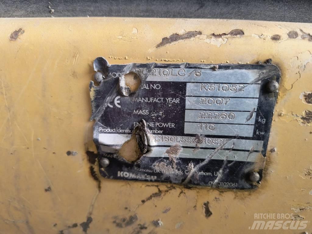 Komatsu 210 LC 大型油圧ショベル12t以上（パワーショベル・ユンボ）