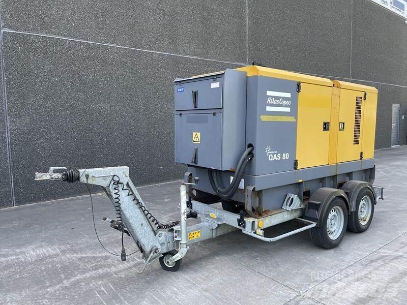 Atlas Copco QAS 80 ディーゼル発電機
