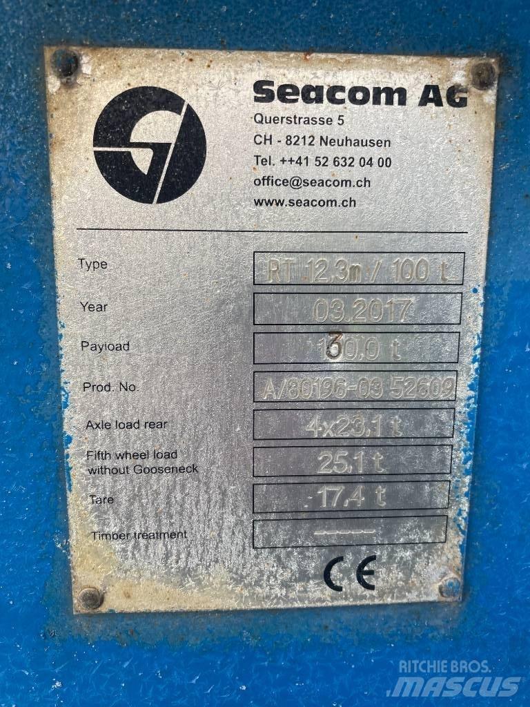 Seacom RT12,3x4.0 産業用トレーラー