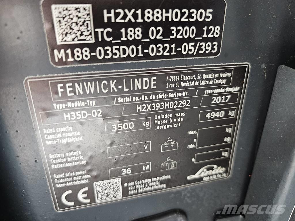 Linde H35D-02 ディーゼル・軽油
