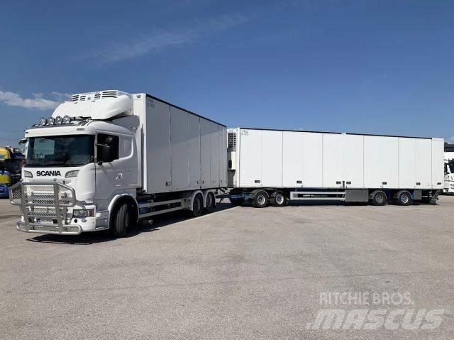 Scania R520 6x2 ボックスボディー、ウイング、箱車