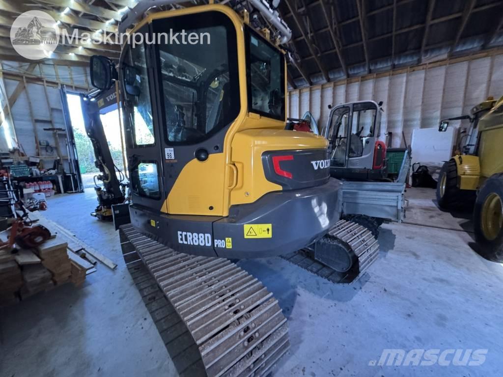 Volvo ECR 88 D 中型油圧ショベル 7ｔ-12ｔ（ユンボ・パワーショベル・バックホー）