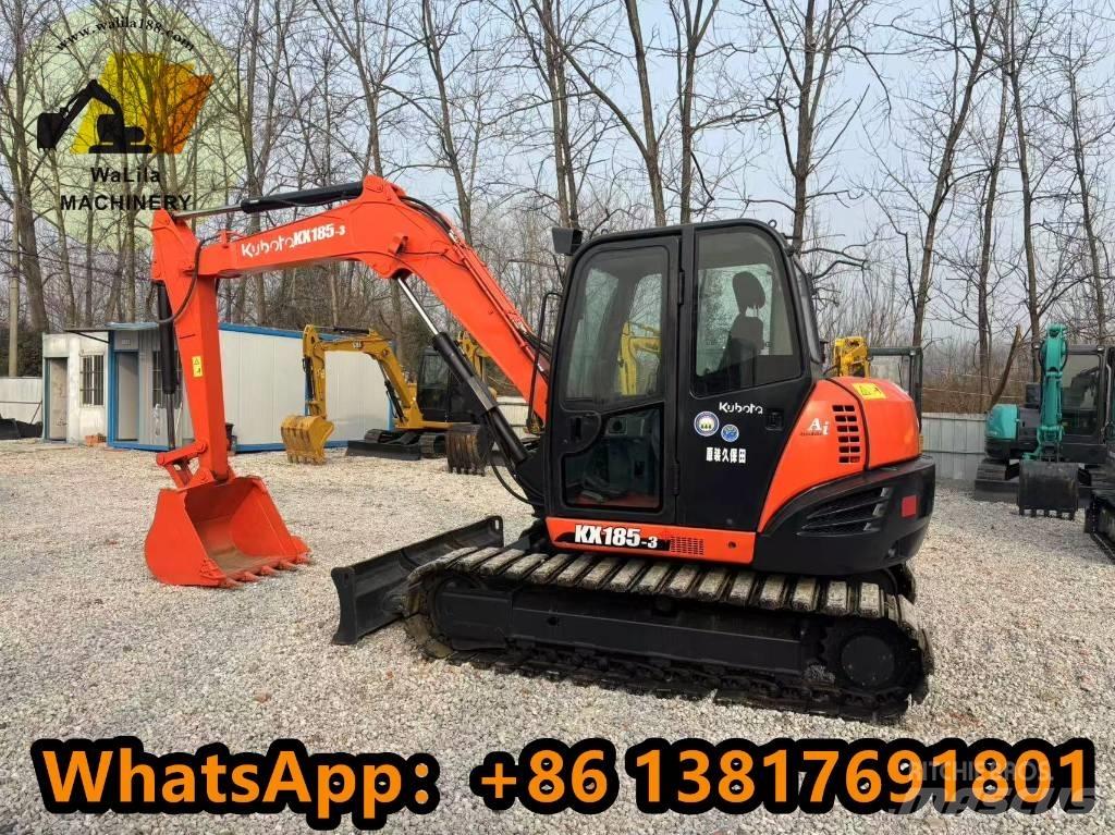 Kubota KX 185-3 中型油圧ショベル 7ｔ-12ｔ（ユンボ・パワーショベル・バックホー）