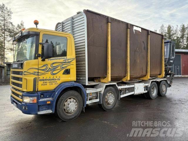 Scania R114 8X2 木材トラック