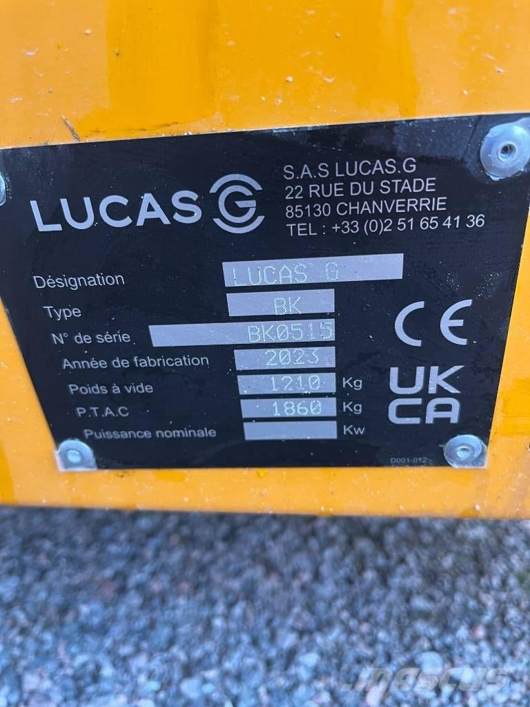 Lucas Raptor BK ベールシュレッダー、カッター、アンローラー