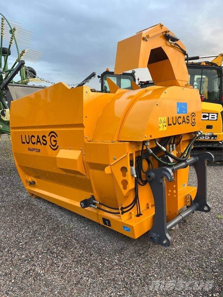 Lucas Raptor BK ベールシュレッダー、カッター、アンローラー