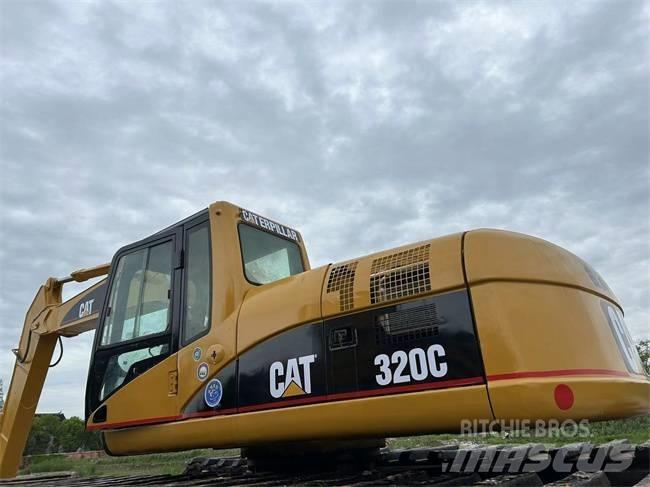CAT 320 C 水陸両用油圧ショベル、ユンボ