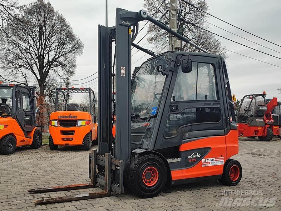 Linde E25-01 バッテリーフォークリフト