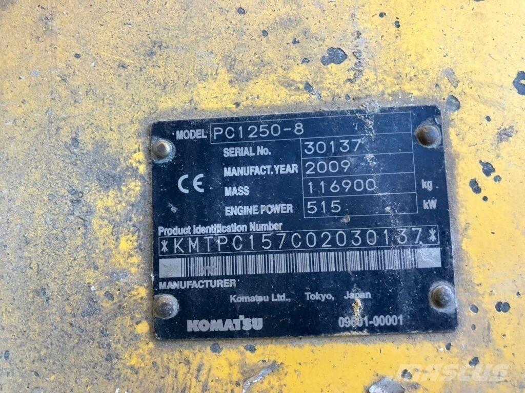 Komatsu PC1250-8 大型油圧ショベル12t以上（パワーショベル・ユンボ）