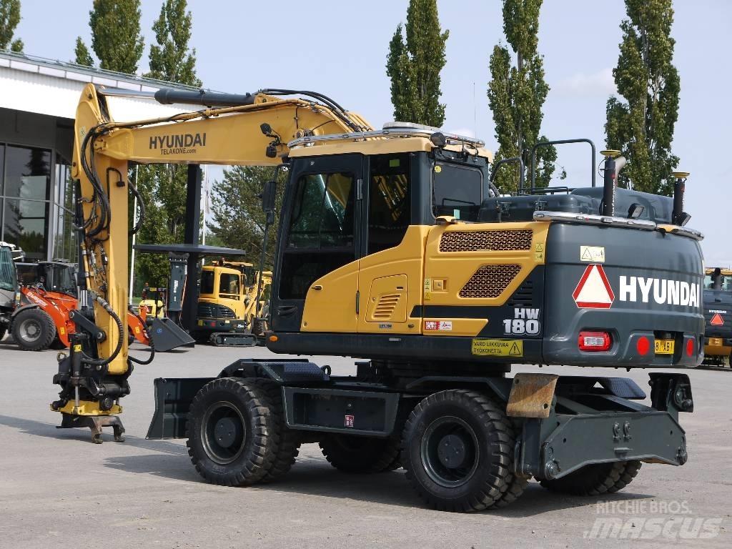 Hyundai HW 180 ホイール式油圧ショベル（パワーショベル・ユンボ・バックホー）