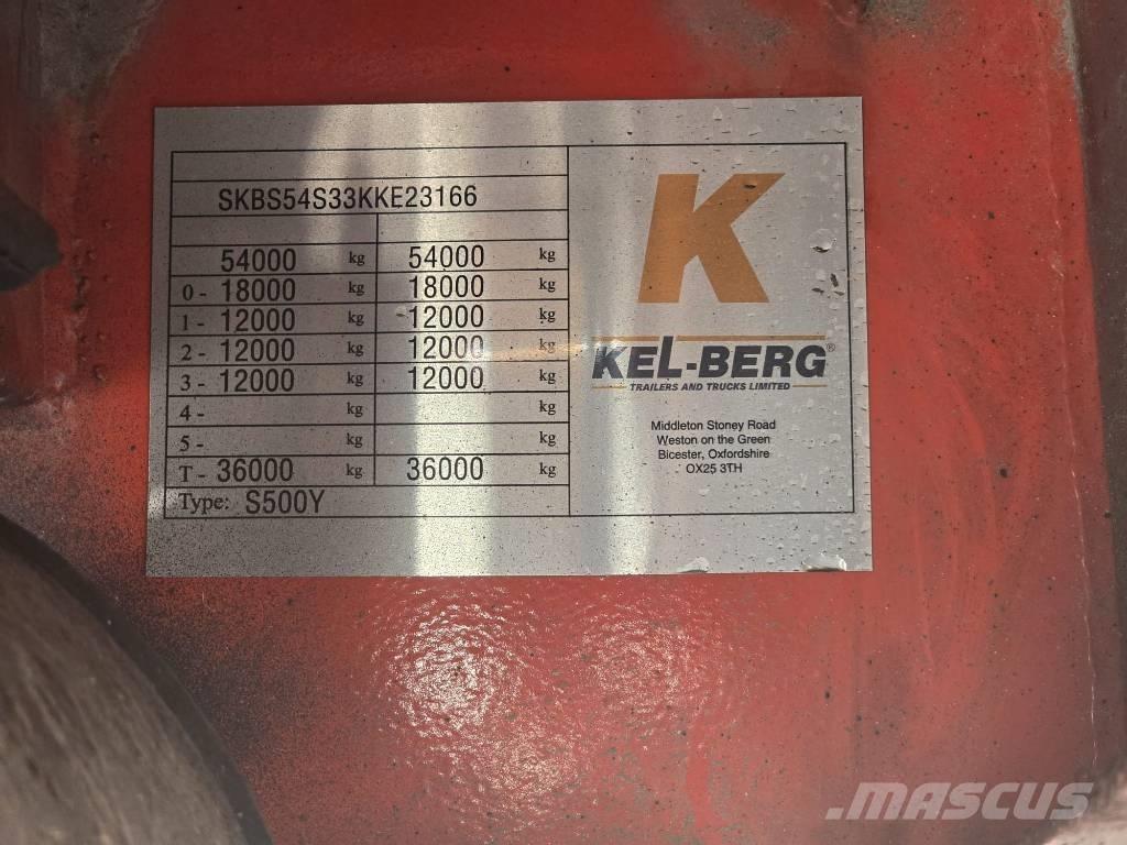 Kel-Berg 3 AS フラットベッドセミトレーラー／ドロップサイドセミトレーラー