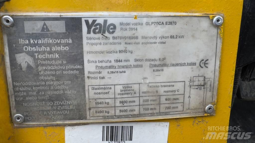 Yale GLP 70 CA LPGフォークリフト