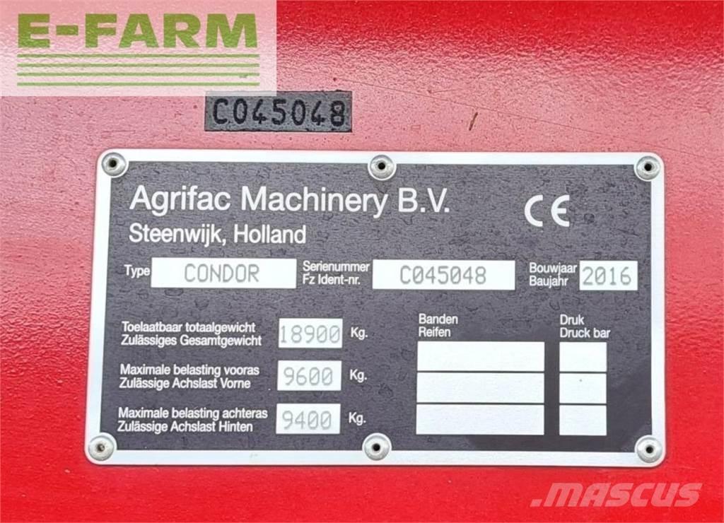 Agrifac condor iv 牽引型スプレイヤー