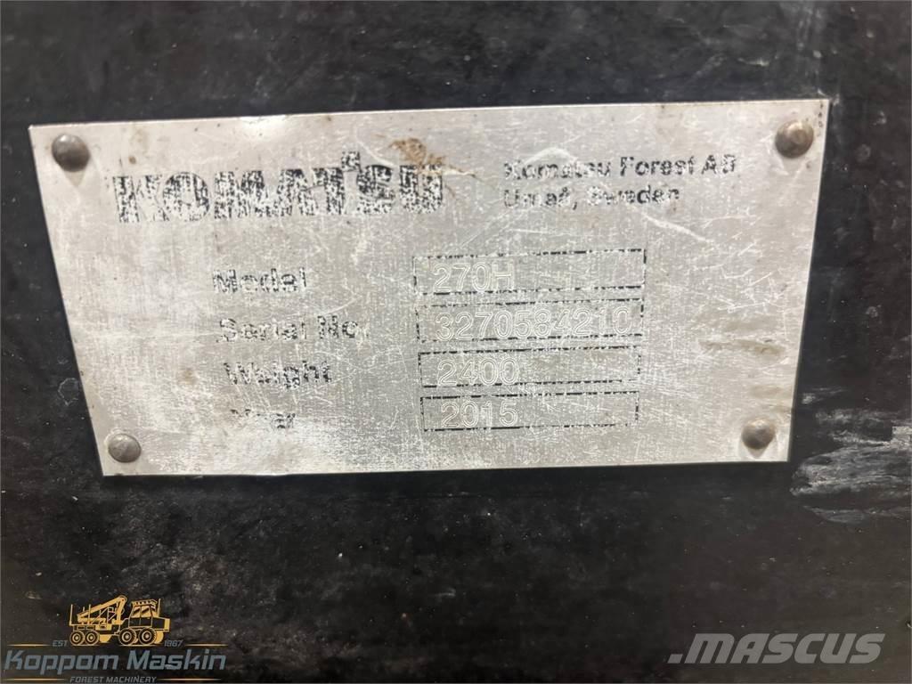 Komatsu 270H ハーベスタ